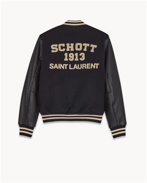 ysl varsity jacket